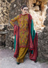 3 Piece - Unstitched Dhanak Stuff Full Embroidered Suit With Digital Printed Wool Shawl With Shawl Embroidered Patches.